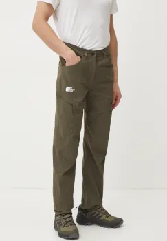 The North Face pantaloni de exterior Exploration culoarea verde, NF0A8BR321L1 imagine