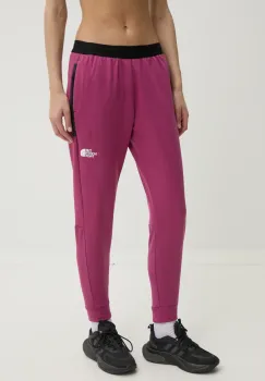 The North Face pantaloni de trening Mountain Athletics culoarea roz, uni, NF0A893W6EO1 imagine