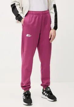 The North Face pantaloni de trening Simple Dome femei, culoarea roz, cu imprimeu, NF0A8C1Y6EO1 imagine
