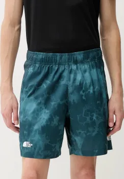 The North Face pantaloni scurti de antrenament 24/7 culoarea turcoaz, NF0A8E09EHF1 imagine