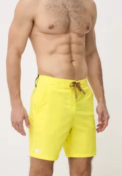 The North Face pantaloni scurti de baie culoarea galben, NF0A81X1QIF1 imagine