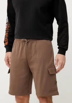 The North Face pantaloni scurti din bumbac barbati, culoarea maro, NF0A8C2Z1OI1 imagine