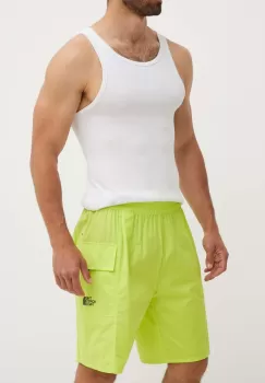 The North Face pantaloni scurti din bumbac culoarea verde, NF0A879BRIQ1 imagine
