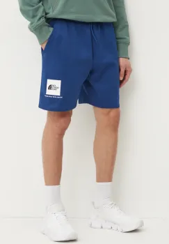 The North Face pantaloni scurti Nuptse Regular barbati, culoarea albastru marin, NF0A8C1JH4B1 imagine