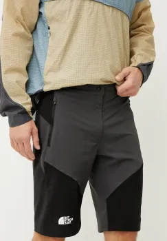 The North Face pantaloni scurti outdoor Felik Slim culoarea gri, NF0A825X4JK1 imagine