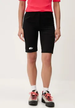 The North Face pantaloni scurti outdoor Speedlight Slim culoarea negru, uni, high waist, NF0A826C4H01 imagine
