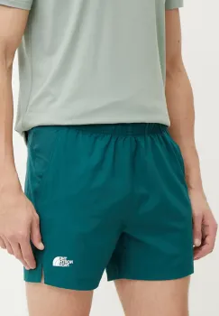 The North Face pantaloni scurti sport 24/7 barbati, culoarea verde, NF0A882D6GI1 imagine