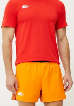 The North Face pantaloni scurti sport Breeze barbati, culoarea portocaliu, NF0A892N58B1 imagine