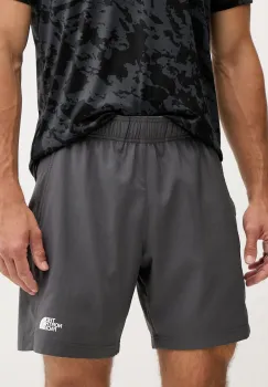 The North Face pantaloni scurti sport culoarea gri, NF0A3O1BDOQ1 imagine