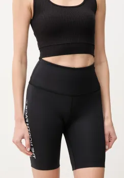 The North Face pantaloni scurti sport Flex femei, culoarea negru, cu imprimeu, high waist, NF0A8BQNJK31 imagine