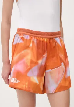 The North Face pantaloni scurti sport Sunriser 7in culoarea portocaliu, NF0A8BBT63K1 imagine