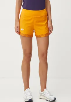 The North Face pantaloni scurti sport Sunriser femei, culoarea portocaliu, modelator, high waist, NF0A88SE7OA1 imagine