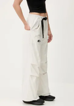 The North Face pantaloni TNF X NSE culoarea bej, lat, high waist, NF0A8BJHQLI1 imagine