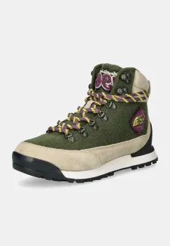 The North Face pantofi Back to Berkeley IV Novelty femei, culoarea verde, izolare usoara, NF0A8A9H8JO1 imagine