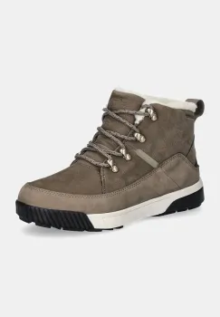The North Face pantofi Sierra Mid femei, culoarea gri, izolat, NF0A4T3X8IU1 imagine