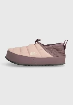 The North Face papuci copii Y THERMOBALL TRACTION MULE II culoarea roz imagine