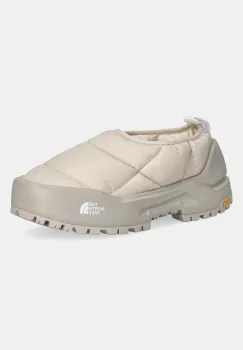 The North Face papuci de casa Base Camp Thermoball Mule culoarea bej, NF0A8DBUEXL1 imagine