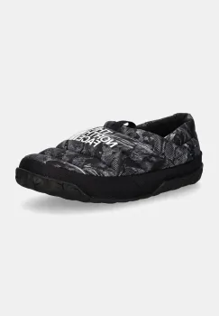 The North Face papuci de casa Nuptse Mule culoarea gri, NF0A5G2F6OG1 imagine