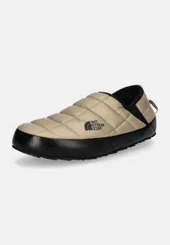 The North Face papuci de casa Thermoball Traction Mule V culoarea bej, NF0A3UZNVJU1 imagine