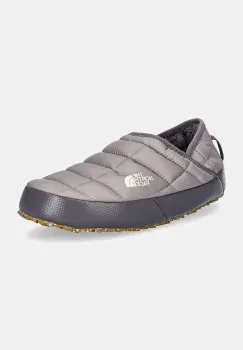 The North Face papuci de casa Thermoball Traction Mule V culoarea gri, NF0A3V1H8ON1 imagine