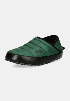 The North Face papuci de casa Thermoball Traction Mule V culoarea verde, NF0A3V1HS9W1 imagine