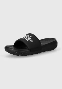 The North Face papuci NEVER STOP CUSH SLIDE barbati, culoarea negru, NF0A8A90KX71 imagine