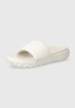 The North Face papuci NEVER STOP CUSH SLIDE femei, culoarea bej, cu platforma, NF0A8A99WID1 imagine