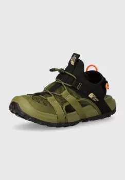 The North Face sandale Explore Camp barbati, culoarea verde, NF0A83NLRMO1 imagine
