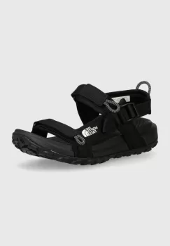 The North Face sandale EXPLORE CAMP femei, culoarea negru, cu platforma, NF0A8ADRKX71 imagine
