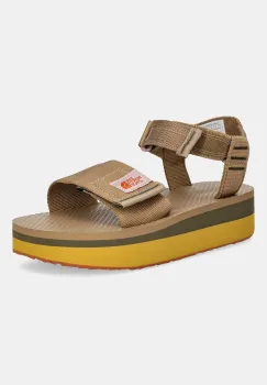 The North Face sandale Skeena Platform culoarea bej, cu platforma, NF0A8AE779H1 imagine