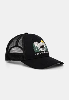 The North Face sapca Embroidered Mudder Trucker culoarea negru, cu imprimeu, NF0A7WH396O1 imagine