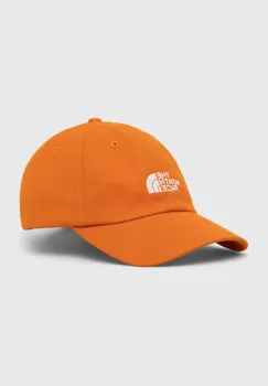 The North Face sapca Norm Hat culoarea portocaliu, cu imprimeu, NF0A7WHOPCO1 imagine