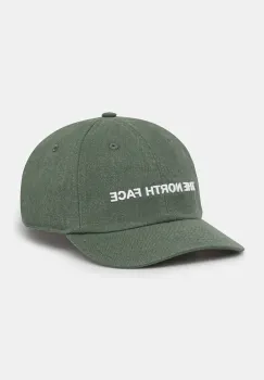 The North Face sapca Roomy Norm culoarea verde, cu imprimeu, NF0A7WHPBOL1 imagine