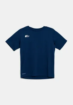 The North Face tricou copii TEEN NEW 24/7 SS TEE culoarea albastru marin, cu imprimeu, NF0A8DF2D1R1 imagine