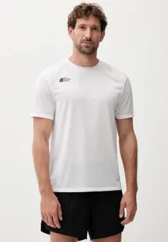 The North Face tricou de antrenament Multiple Placement culoarea alb, cu imprimeu, NF0A8E1BFN41 imagine