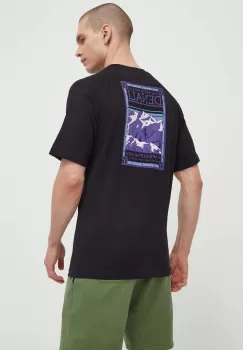 The North Face tricou din bumbac barbati, culoarea negru, cu imprimeu, NF0A87NUJK31 imagine