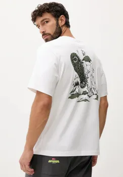 The North Face tricou din bumbac culoarea alb, cu imprimeu, NF0A8F2TFN41 imagine