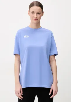 The North Face tricou din bumbac Essential femei, culoarea violet, NF0A87NQ0YI1 imagine