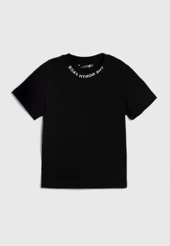 The North Face tricou din bumbac NEW SS ZUMU TEE culoarea negru, cu imprimeu imagine