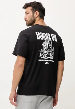 The North Face tricou din bumbac No Signal culoarea negru, cu imprimeu, NF0A8F2MJK31 imagine