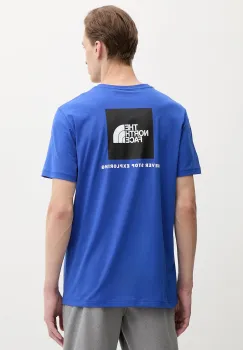 The North Face tricou din bumbac Redbox cu imprimeu, NF0A87NPEF11 imagine