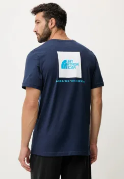 The North Face tricou din bumbac Redbox cu imprimeu, NF0A87NPI851 imagine