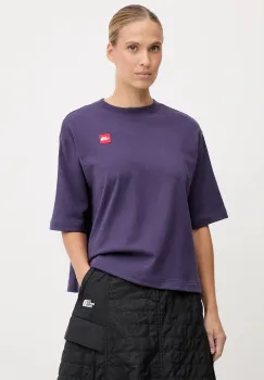 The North Face tricou din bumbac Redbox culoarea violet, NF0A8EG61JI1 imagine