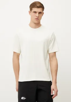 The North Face tricou din bumbac Relaxed barbati, culoarea bej, cu imprimeu, NF0A8C35QLI1 imagine