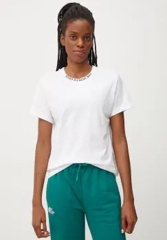 The North Face tricou din bumbac Zumu S/S Tee femei, culoarea alb, NF0A87DJFN41 imagine