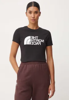 The North Face tricou Easy Tee femei, culoarea negru, NF0A8A6DJK31 imagine