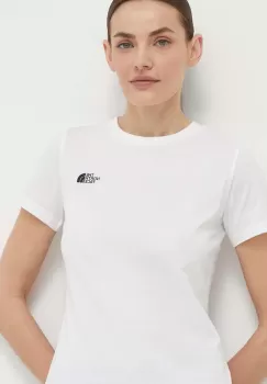 The North Face tricou femei, culoarea alb, NF0A87NHFN41 imagine