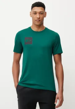 The North Face tricou Fine culoarea verde, cu imprimeu, NF0A8A6M6GI1 imagine