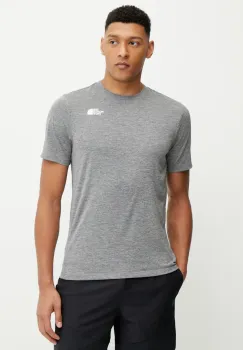 The North Face tricou sport 24/7 culoarea gri, uni, NF0A894BDYY1 imagine
