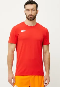 The North Face tricou sport Lightning Alpine culoarea rosu, uni, NF0A87H7HCL1 imagine